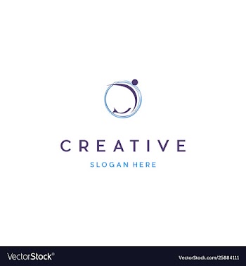 Human moving brush creative logo vector image