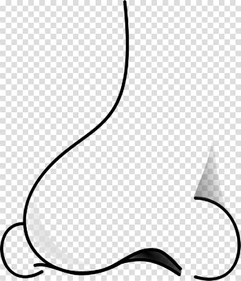 Human nose Cartoon Olfaction Nostril free commercial clipart ...