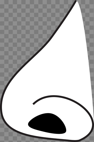 Human Nose Clipart Black And White | Clipart Panda - Free Clipart ...