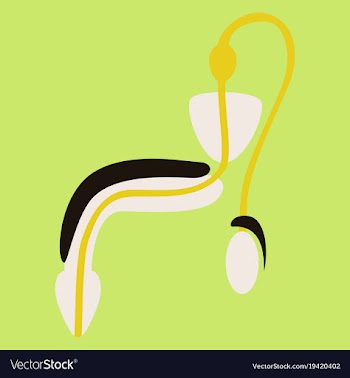 Human organ icon in flat style male reproductive vector image