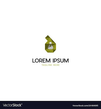 Human people creative logo design vector image