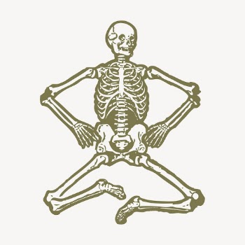 Human skeleton collage element, medical | Free Vector Illustration - rawpixel