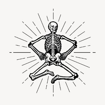Human skeleton drawing, vintage medical | Free PSD Illustration - rawpixel