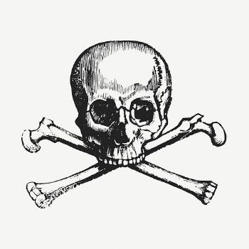 Human skull collage element, vintage | Free PSD - rawpixel