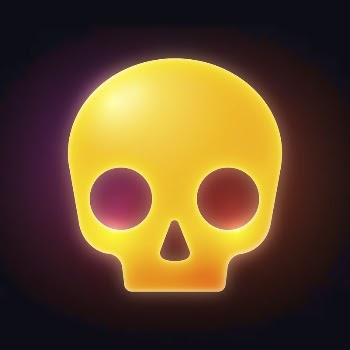 Human skull icon, neon glow | Free Icons - rawpixel