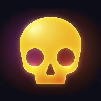 Human skull icon, neon glow | Free Icons - rawpixel