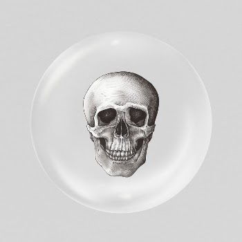 Human skull sticker, vintage Halloween | Free PSD - rawpixel