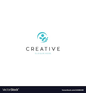 Human socialist creative business logo design vector image