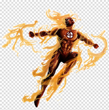 Human Torch PNG Transparent Image