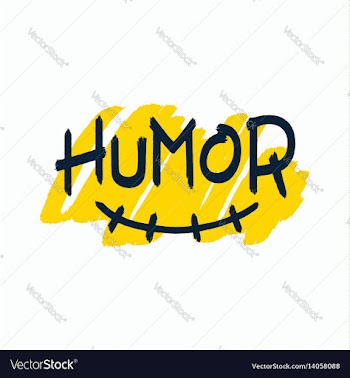 Humor brush lettering vector image