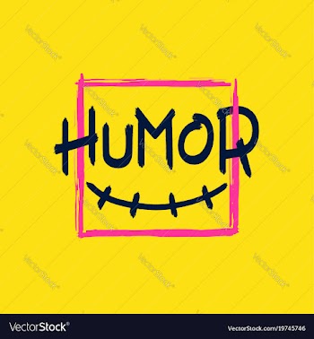 Humor brush style lettering vector image