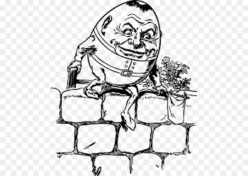 Humpty Dumpty Drawing All the King's Men Nursery rhyme Vector graphics - short rain 