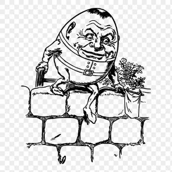 Humpty Dumpty png sticker, character | Free PNG - rawpixel