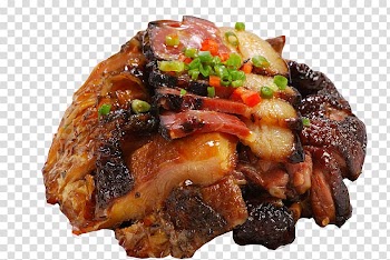 Hunan cuisine Chinese cuisine u814au5473 Steaming, Bacon dried fish transparent background PNG clipart