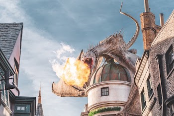 Hungarian Horntail Dragon at Universal Studios