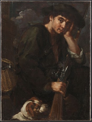 Hunter with gun and dog.(Allegory | Free Photo - rawpixel