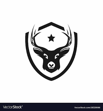 Hunting logo design vector image
