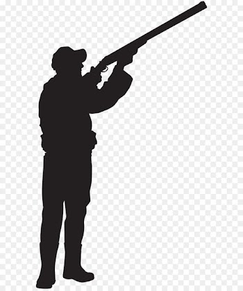 Hunting Silhouette Clip art - Hunter Silhouette PNG Clip Art Image 