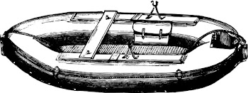 Hunting vintage illustrations vector - Boat