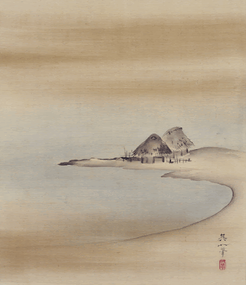 Huts (right from the triptych | Free Photo - rawpixel