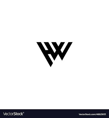 hw logo letter hw logo design for business