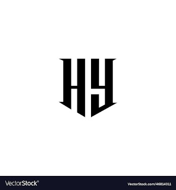 hy letter letter mark logo design