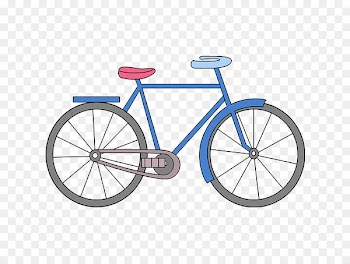 Hybrid bicycle Drawing Tutorial Image - bicycle 