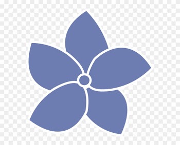 Hydrangea Flower And Leaf Isolated On White - Hydrangea Clipart