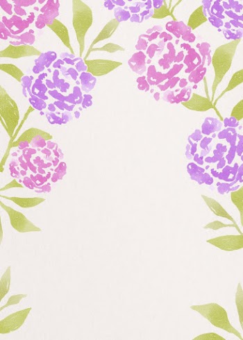 Hydrangea flower border, pink background | Free Photo - rawpixel