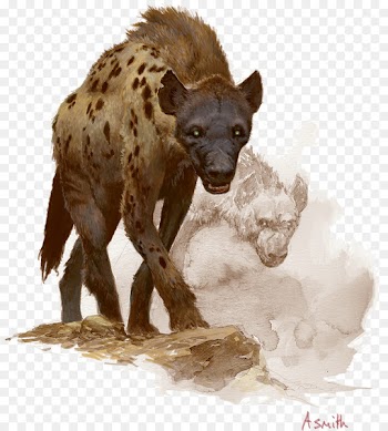 Hyena Conan the Barbarian Painting Hyperborea Shoulder - hyena 