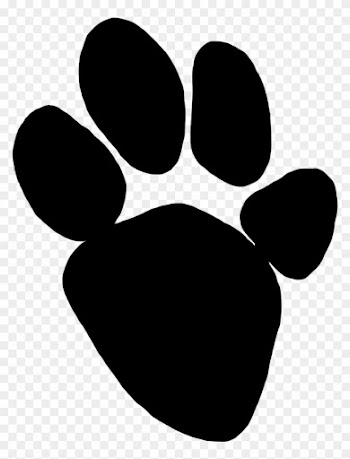 Hyena Paw Print Clipart - Hyena Paw Transparent