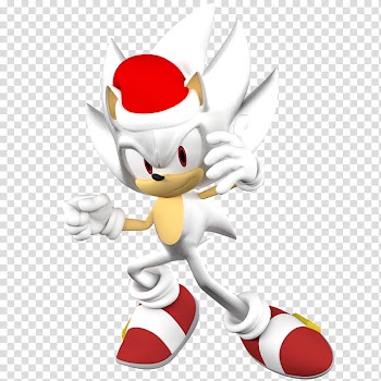 Hyper Sonic SPC Christmas  Year Render transparent background PNG clipart