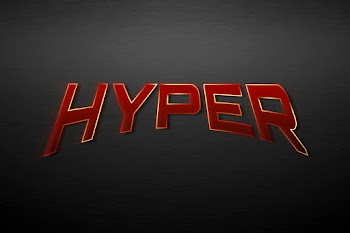 Hyper text in red superhero typography… | Free stock illustration | High Resolution graphic