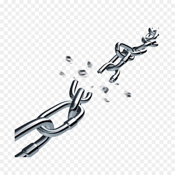 Hyperlink Chain Link rot Clip art - Broken chains 