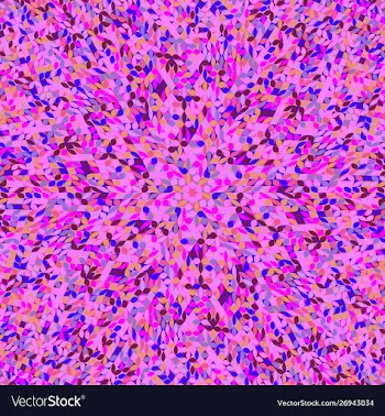 Hypnotic abstract circular burst pattern vector image
