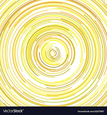 Hypnotic abstract circular line background vector image