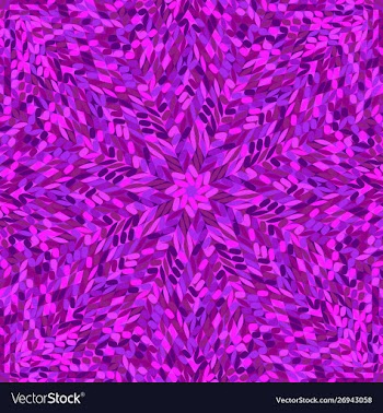 Hypnotic abstract circular tile mosaic pattern vector image