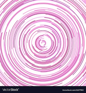 Hypnotic abstract curved stripe background design vector image