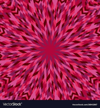 Hypnotic abstract dynamic circular tile mosaic vector image