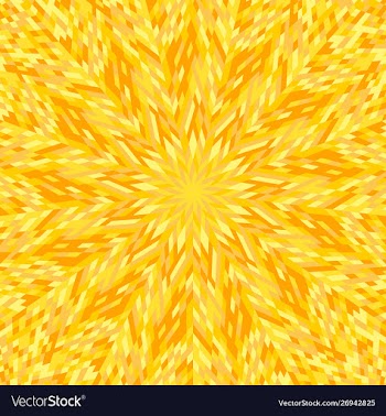 Hypnotic abstract dynamic radial tiled mosaic vector image