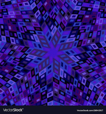Hypnotic abstract geometrical circular burst vector image