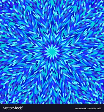 Hypnotic colorful abstract tiled pattern mosaic vector image