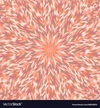 Hypnotic colorful geometrical circular burst vector image