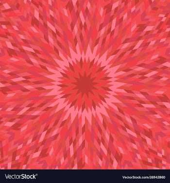 Hypnotic colorful geometrical round mosaic vector image