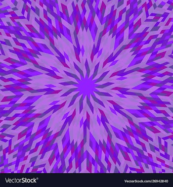 Hypnotic colorful tiled mosaic pattern background vector image