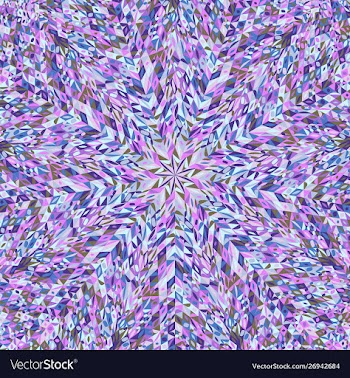 Hypnotic dynamic colorful circular burst pattern vector image