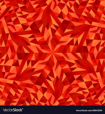 Hypnotic dynamic colorful radial pattern mosaic vector image