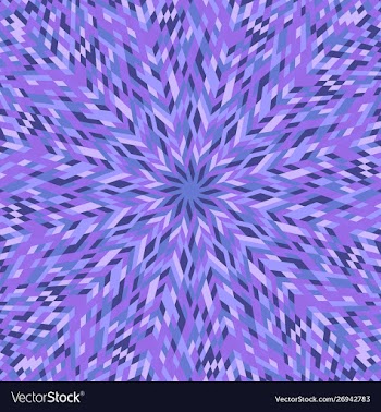 Hypnotic dynamic round tiled mosaic pattern vector image