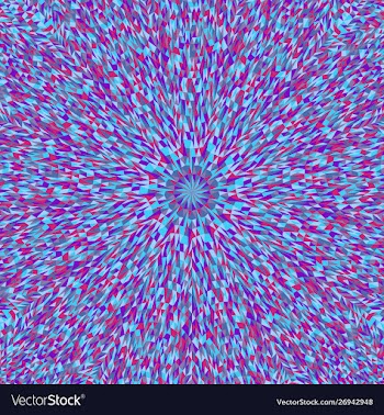 Hypnotic geometrical colorful polygonal pattern vector image