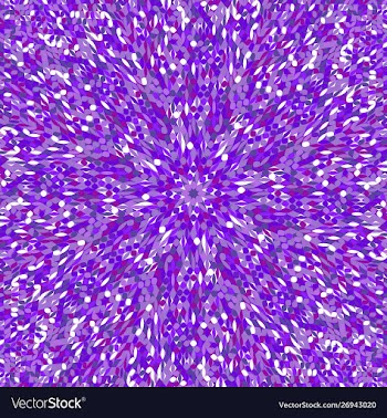 Hypnotic geometrical dynamic circular pattern vector image